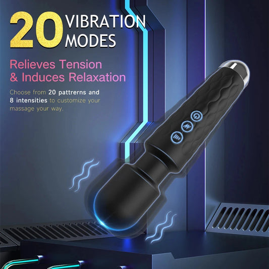 AV Vibrator for Women Clitoris Stimulator Massager Female Vagina G Spot Dildos Vibrating Magic Wand Sex Toys for Adults 18+