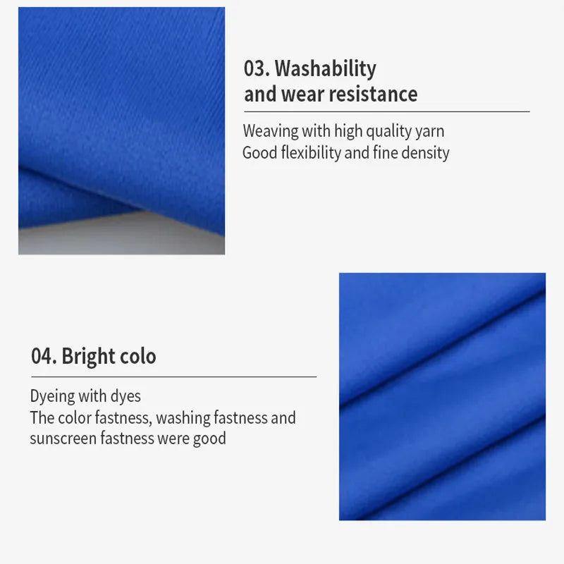 Blue fabric close-up for cotton vest, smooth knit texture