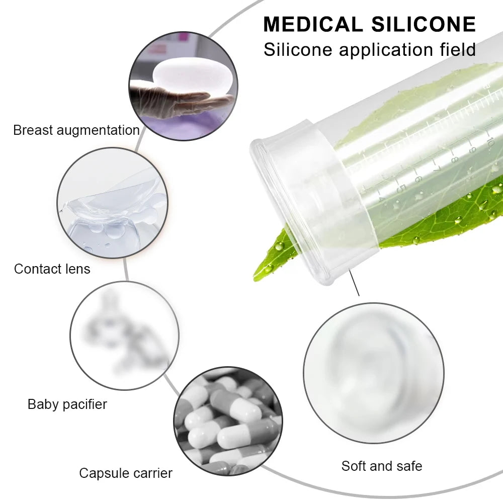 Electric pump accessory concept with medical silicone application tip