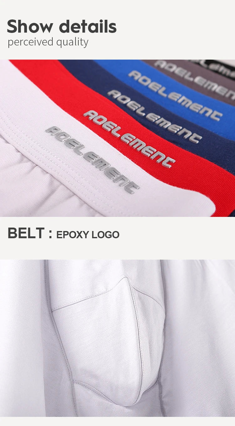 White compression boxer briefs detail: elastic waistband with colored brand stripe