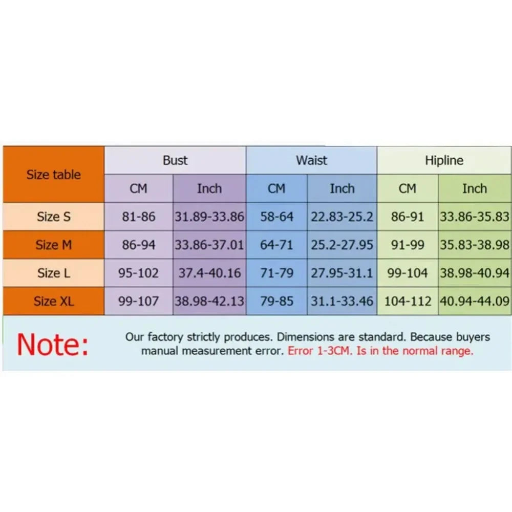 Size chart table for lace lingerie set: bust, waist, hipline measurements (CM/inch)
