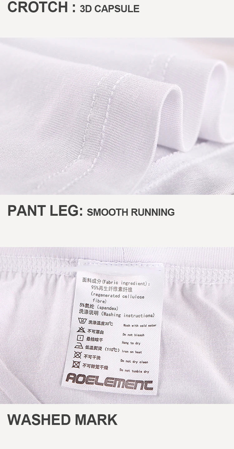 White compression boxer briefs close-up of breathable fabric and waistband