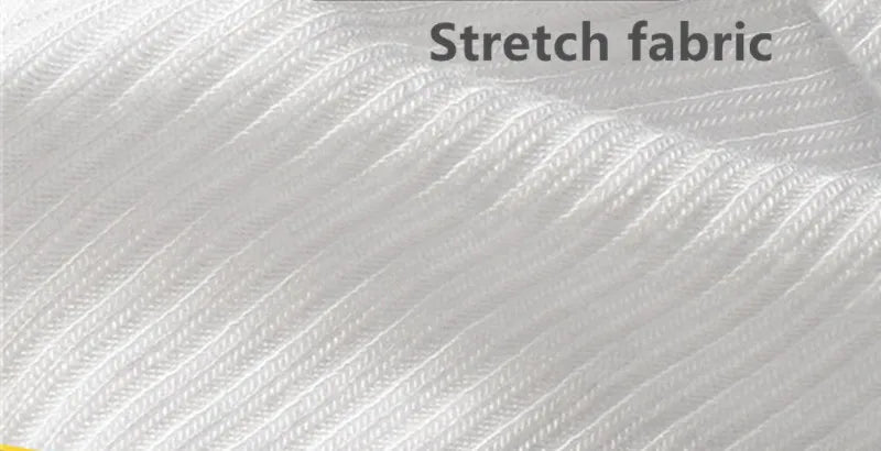 Close-up of modal wicking stretch fabric with fine ribbed texture.