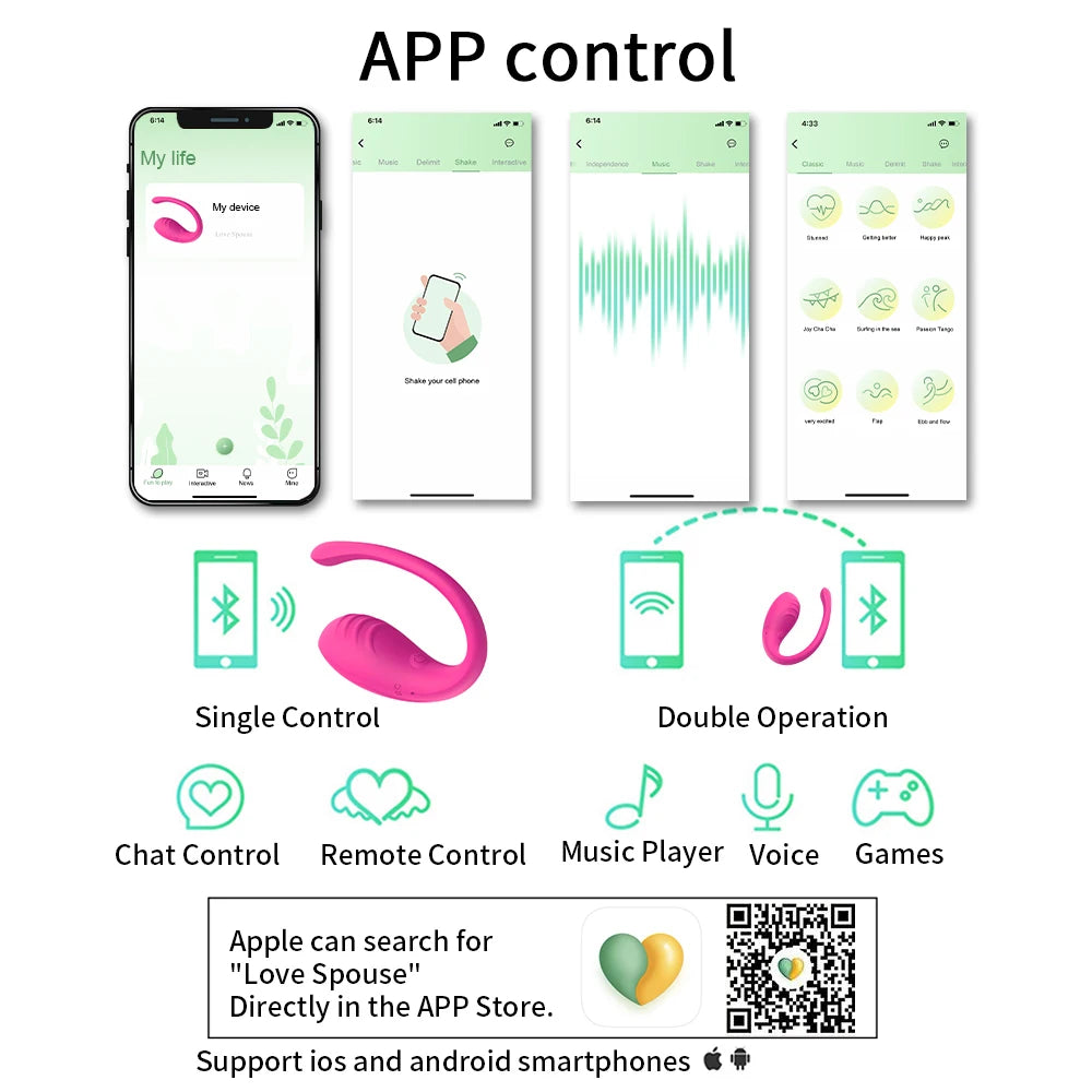APP-Controlled Wearable Vibrating Egg